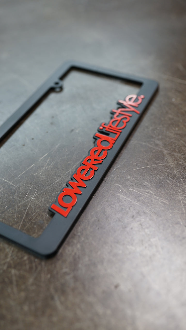 License Plate Frame - OG Logo - Red