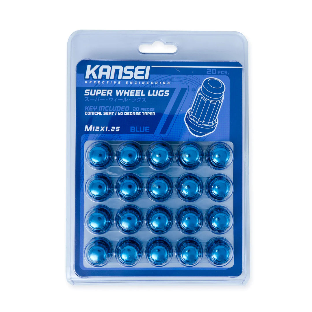 Kansei Lug Nuts - Blue - 12x1.5