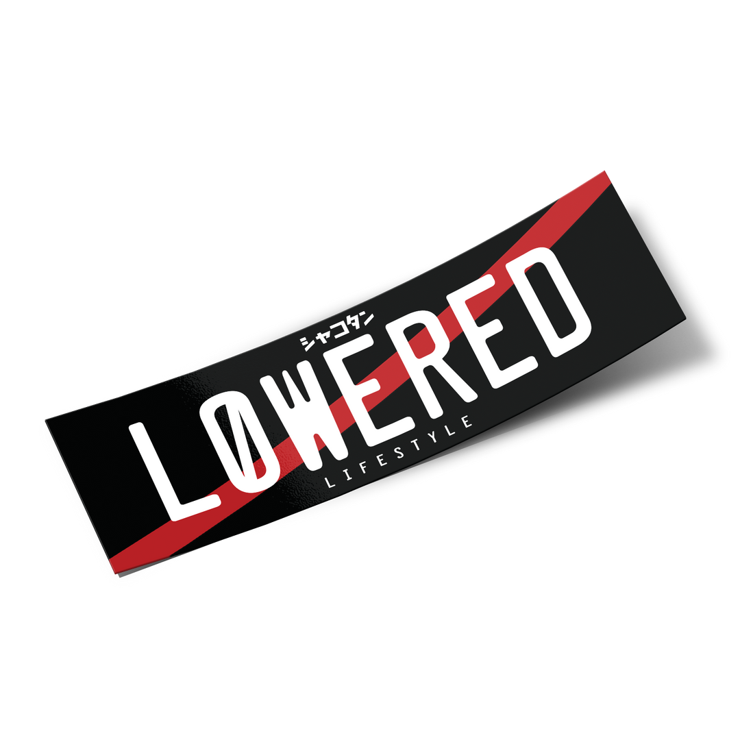 Box Sticker – Lowered JDM Plate