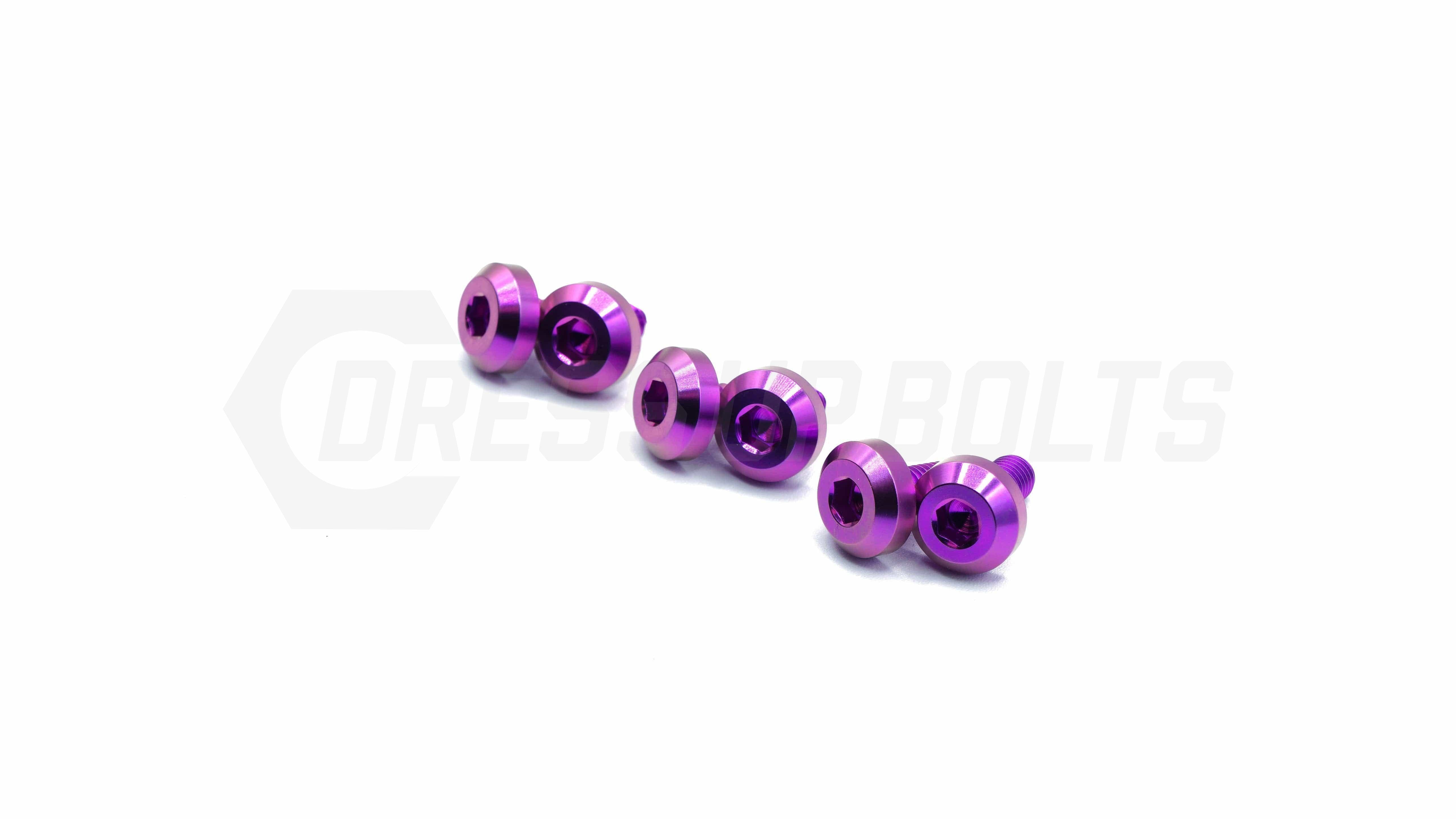 Dress Up Bolts Titanium Hardware Fuel Door Kit - Toyota Supra MKIV