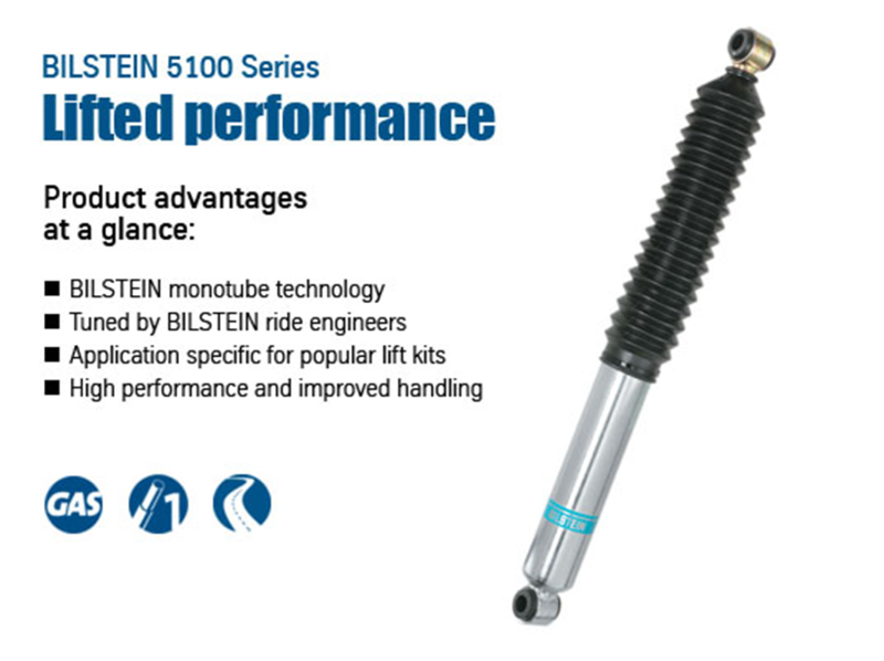 Bilstein 5100 Series 17-19 Nissan Titan Front 46mm Monotube Shock