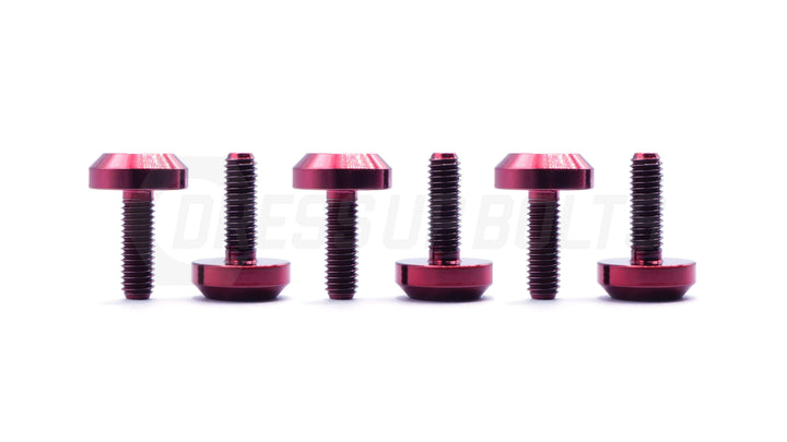 Dress Up Bolts Titanium Hardware Steering Wheel Kit - Motor Head Design