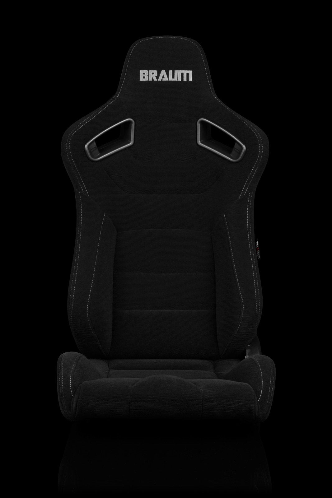 Braum Elite Series Sport Seats - Black / Grey Stitching (PAIR) - Lowered Lifestyle