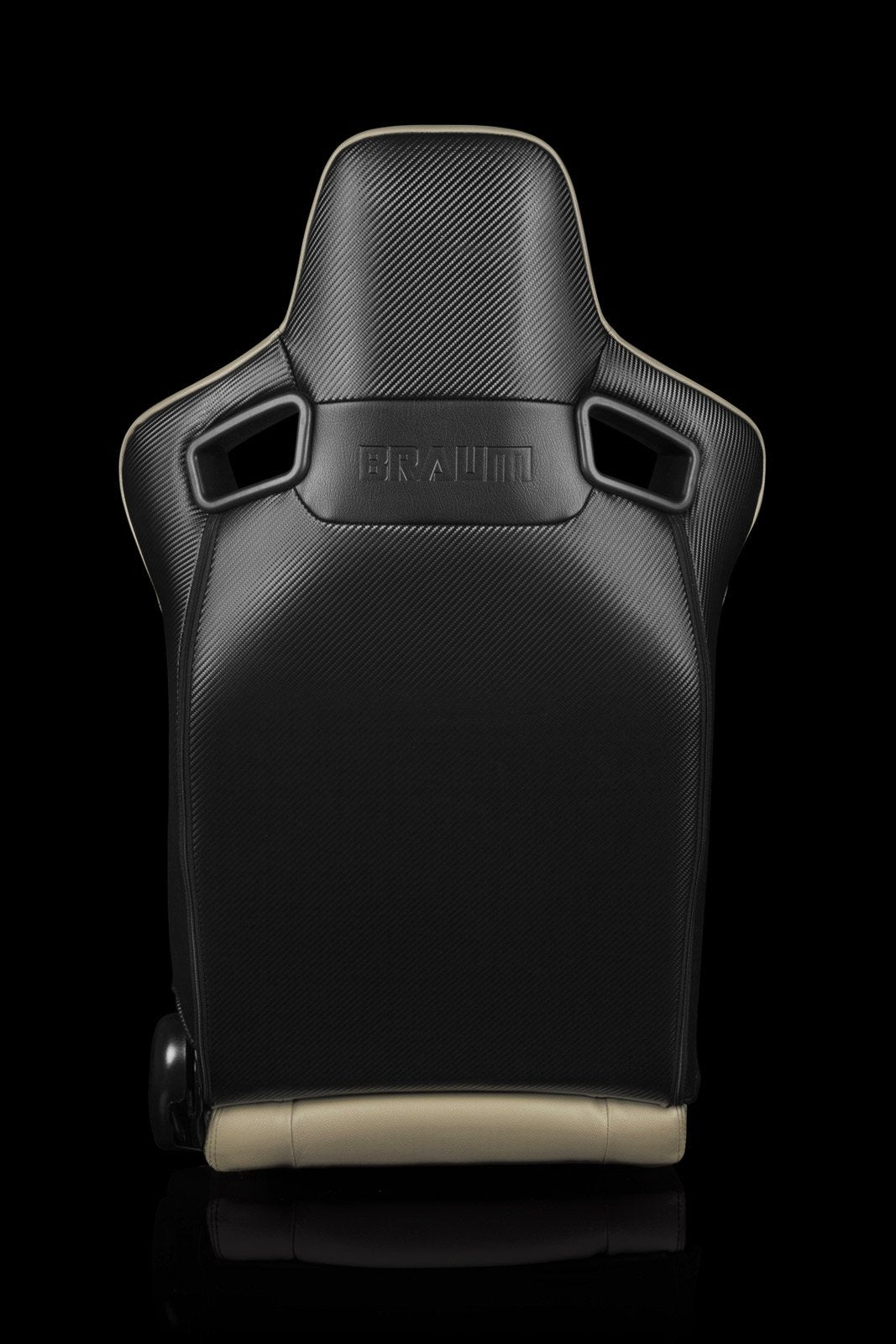 Braum Elite Series Sport Seats - Beige Leatherette (PAIR) - Lowered Lifestyle