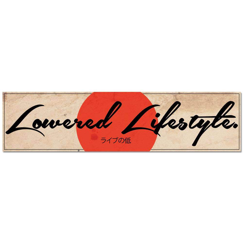 Box Sticker – Japanese Rising Sun - Lowered Lifestyle