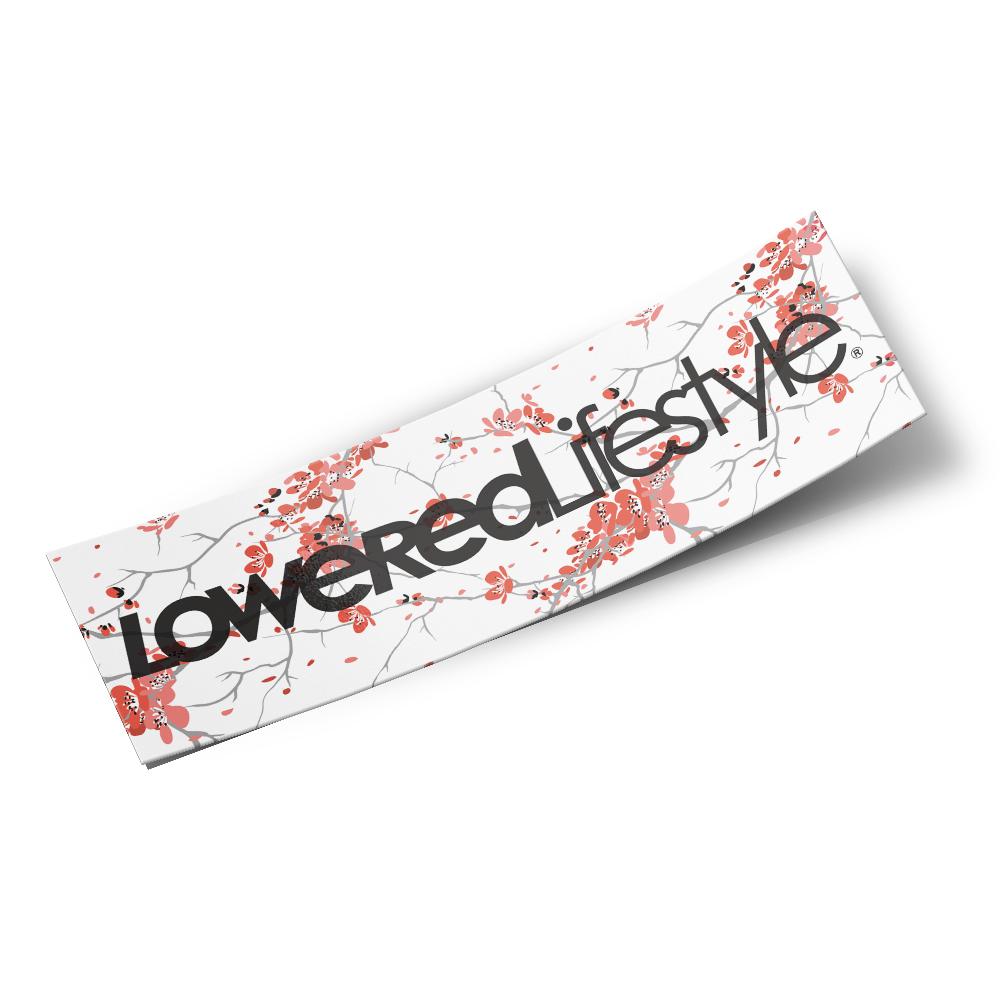 Box Sticker – Logo Cherry Blossom - Lowered Lifestyle