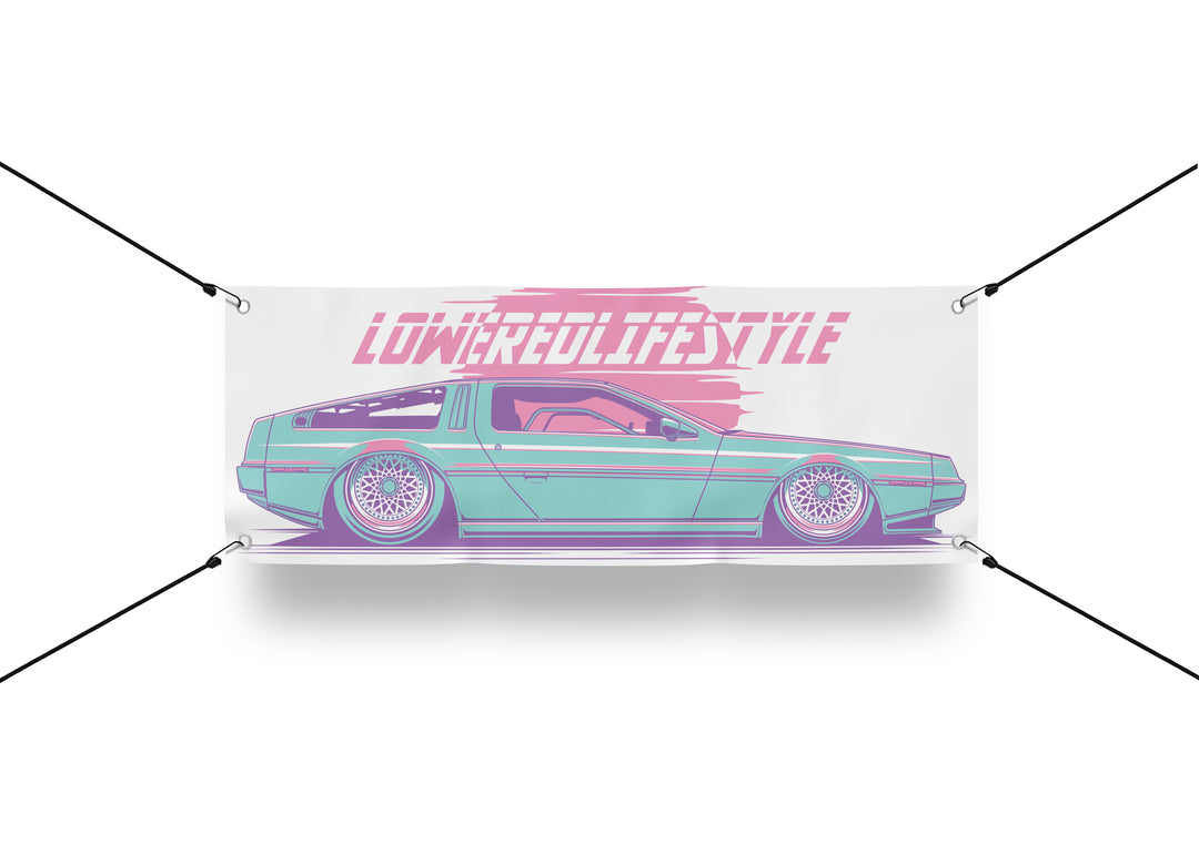Garage Banner – Delorean
