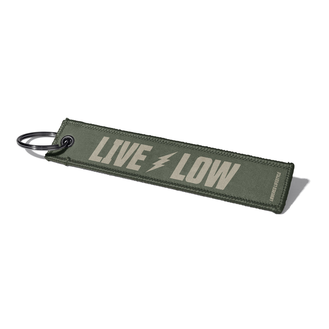 Flight Tag - Live Low Green Bolt