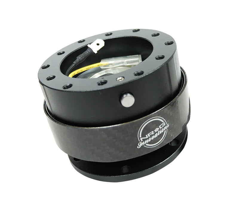NRG Quick Release - Black Body/Black Carbon Fiber Ring
