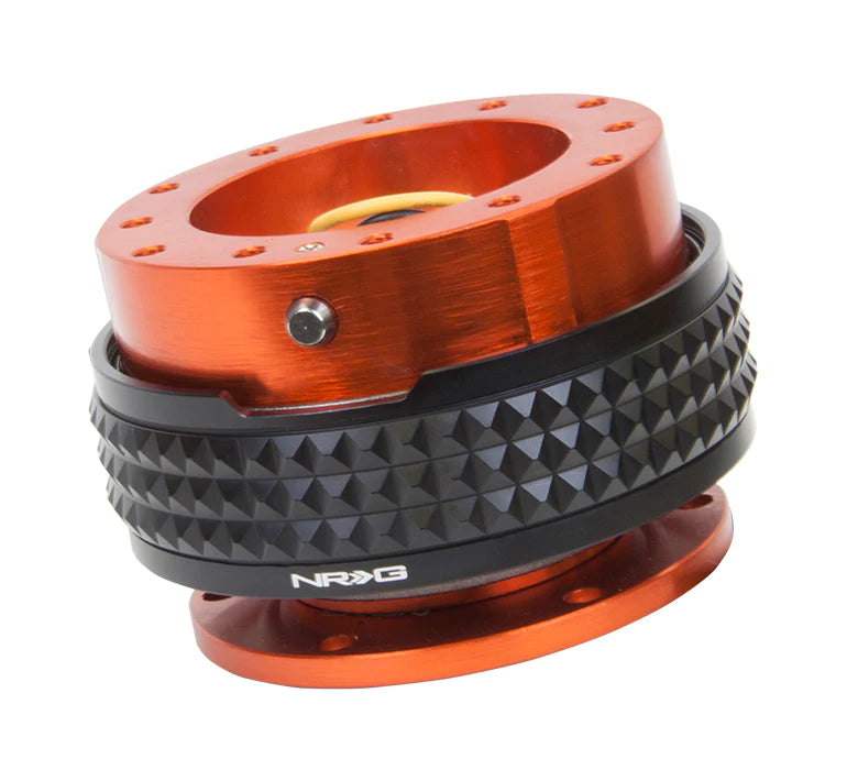 NRG Quick Release 2.1 - Orange Body / Black Pyramid Ring
