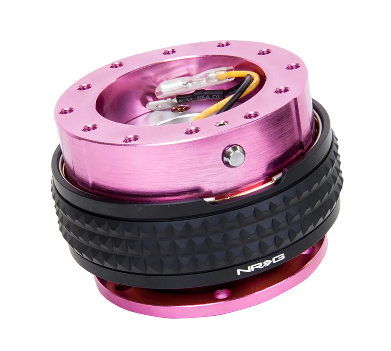 NRG Quick Release 2.1 - Pink Body / Black Pyramid Ring