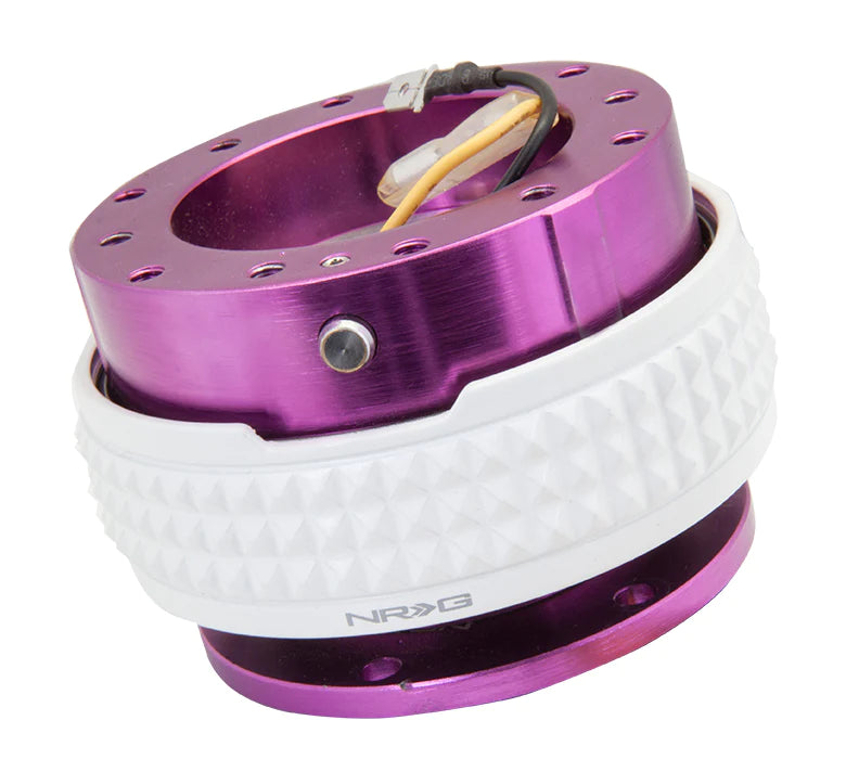 NRG Quick Release 2.1 - Purple Body / Glow in the Dark Pyramid Ring