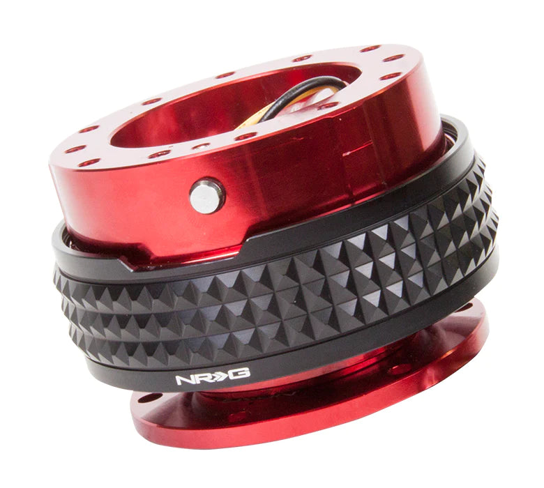 NRG Quick Release 2.1 - Red Body / Black Pyramid Ring