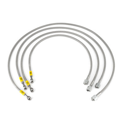 HEL Braided Fuel Injector Lines for Porsche 924 K-JET Late (M12 Threaded Injectors)
