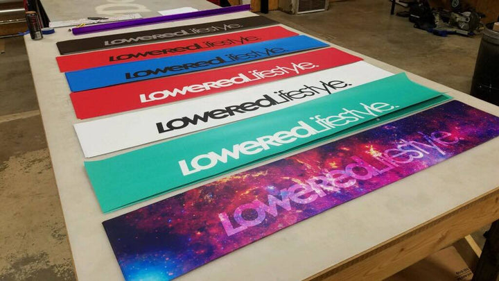 Motorsport Banner - Circuit Logo Red Stripe