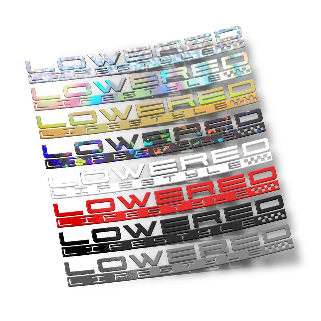 Lowered Lifestyle Trackside Windshield Banner - 24" - Lowered Lifestyle