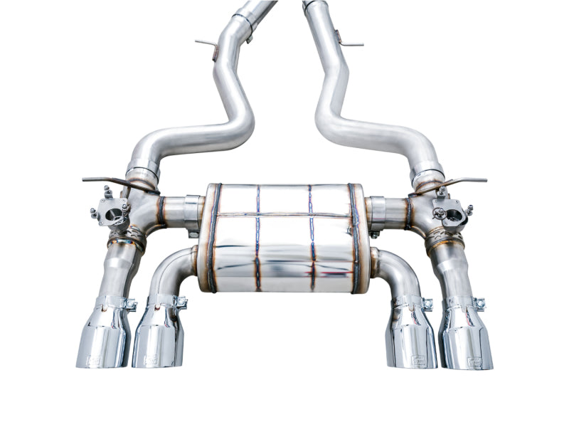 AWE Tuning BMW F8X M3/M4 SwitchPath Catback Exhaust - Chrome Silver Tips