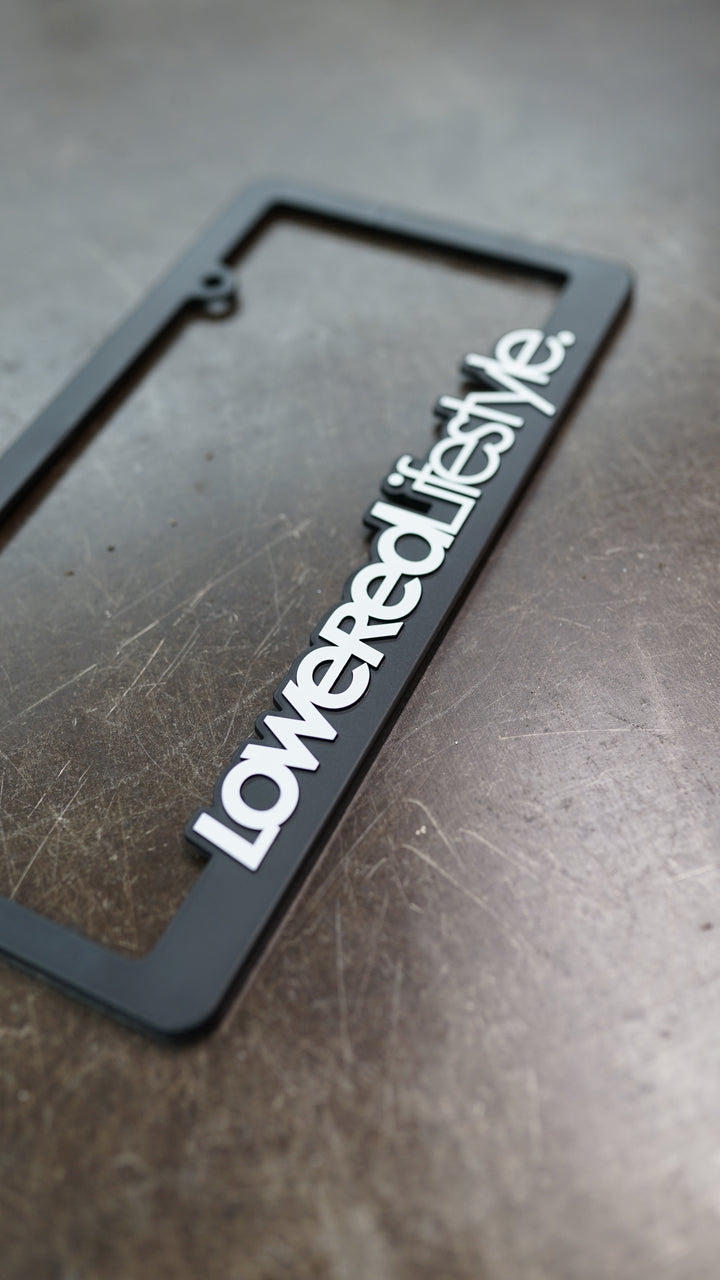 License Plate Frame - OG Logo - White