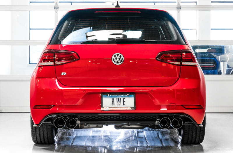 AWE Tuning MK7.5 Golf R SwitchPath Exhaust w/Diamond Black Tips 102mm