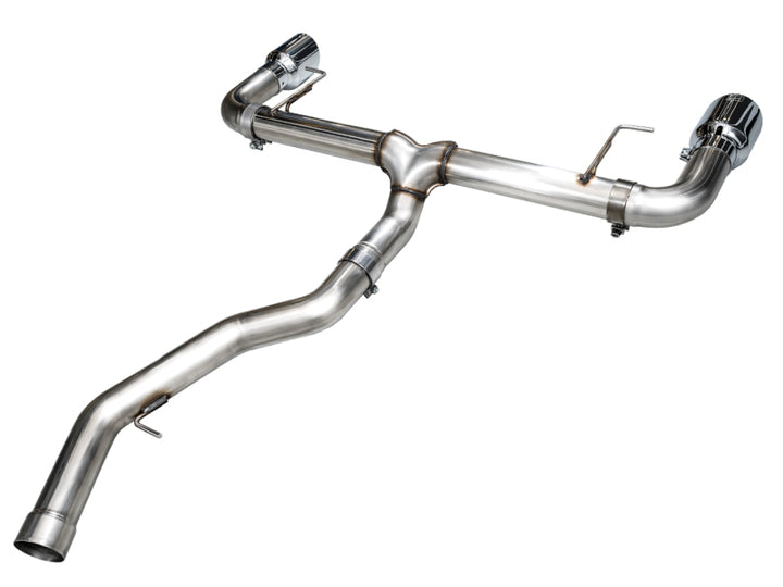 AWE 19-23 BMW 330i / 21-23 BMW 430i Base G2X Track Edition Axle Back Exhaust - Chrome Silver