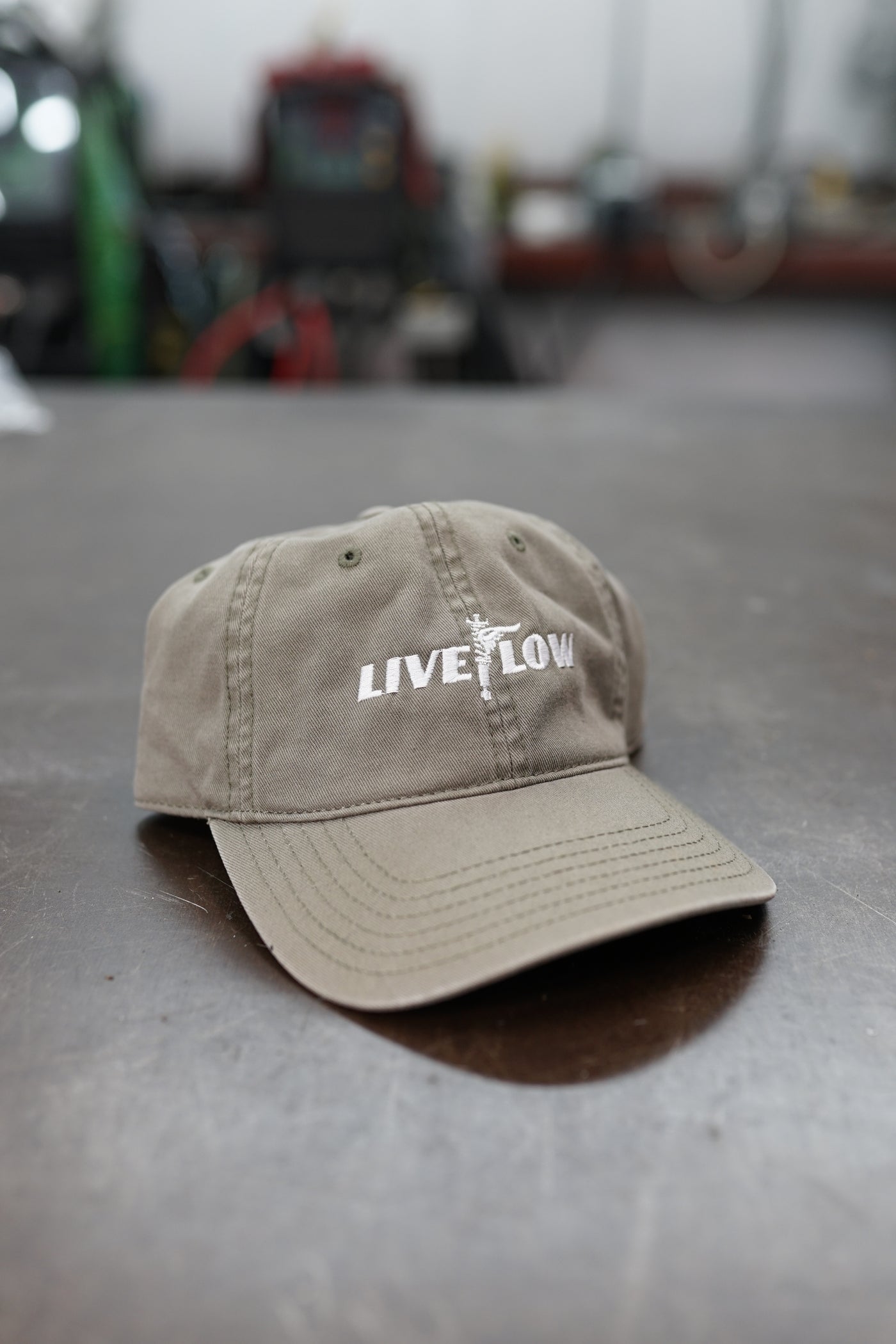 Live Low Winged Hat - Dusty Olive