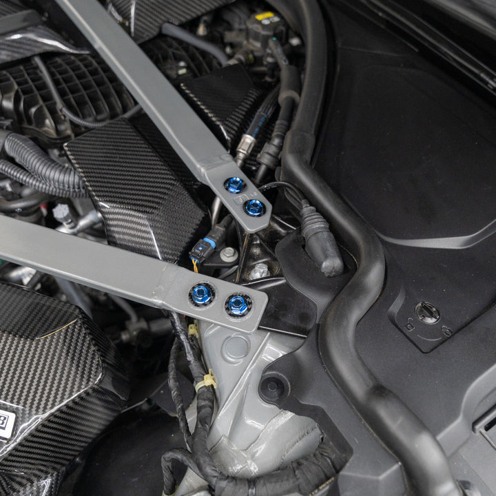 JDC Titanium Engine Bay Dress-Up Hardware Kit | 2021-2026 BMW M3/M4