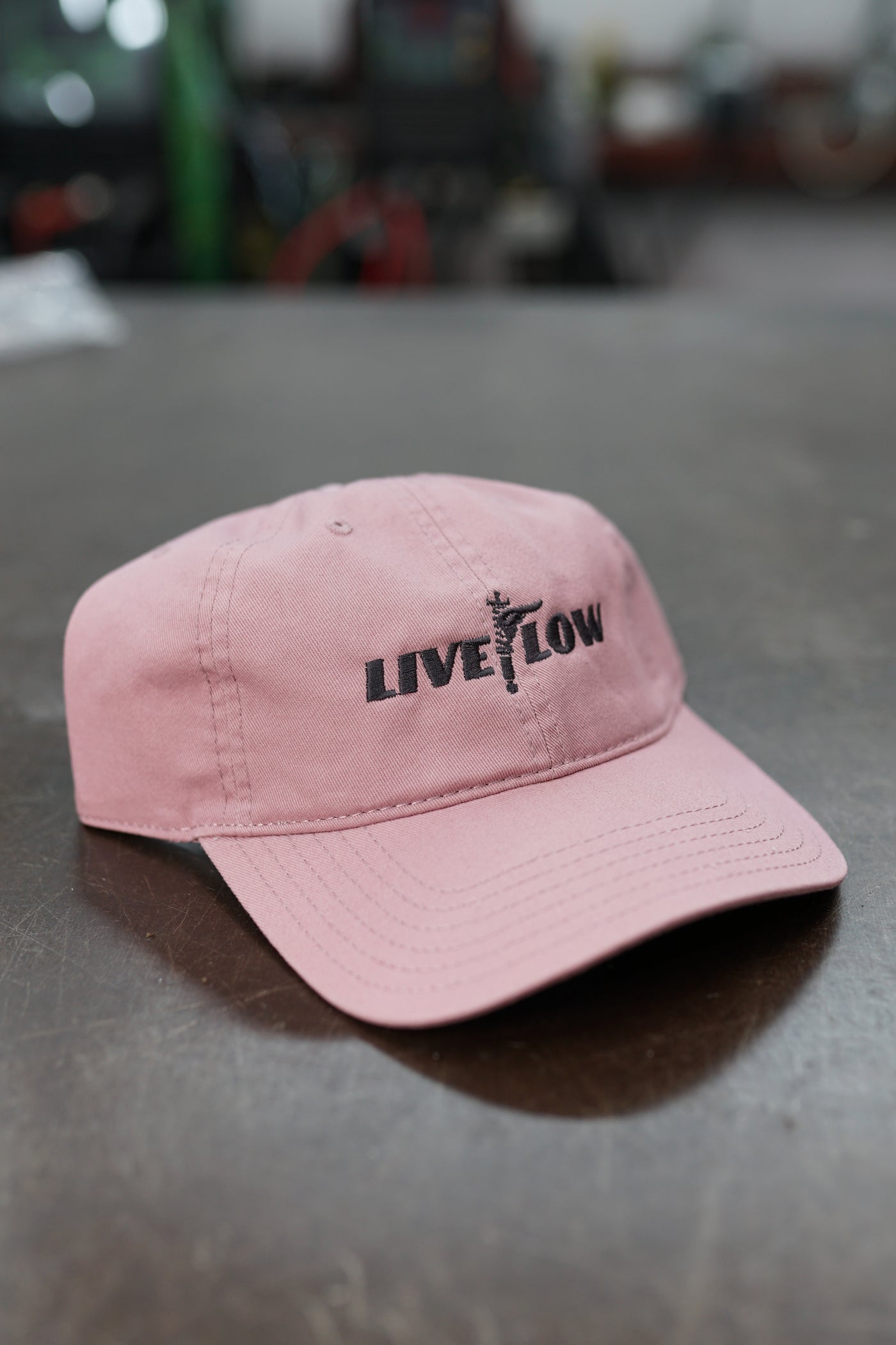 Live Low Winged Hat - Dusty Pink
