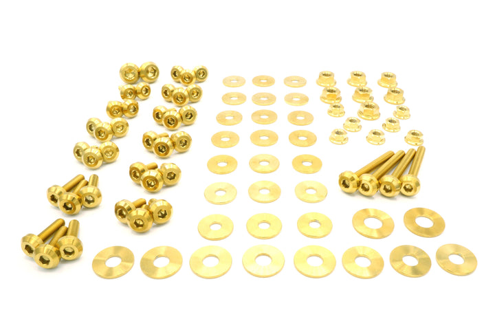 Stage 2 Titanium Hardware Engine Bay Kit - BMW E82 135i (2007-2012)