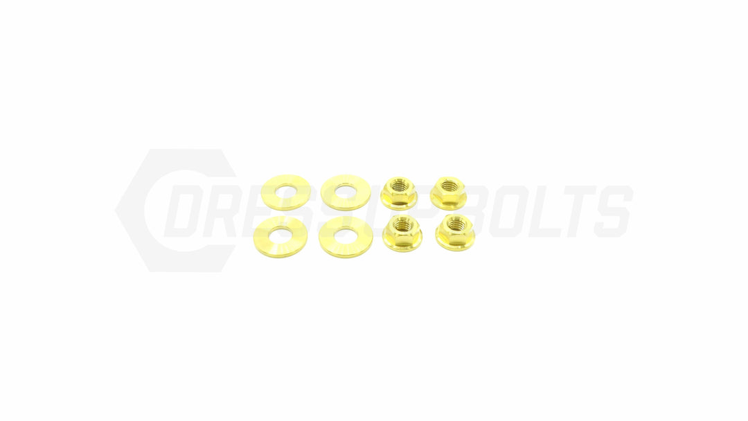 Dress Up Bolts Titanium Hardware Hood Kit - BMW F3X 335i (2012-2015)