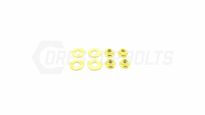 Dress Up Bolts Titanium Hardware Hood Kit - BMW F3X 335i (2012-2015)