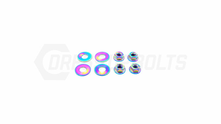 Dress Up Bolts Titanium Hardware Hood Kit - BMW F3X 335i (2012-2015)