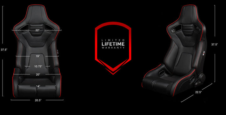 ELITE-R Series Sport Reclinable Seats - Priced Per Pair