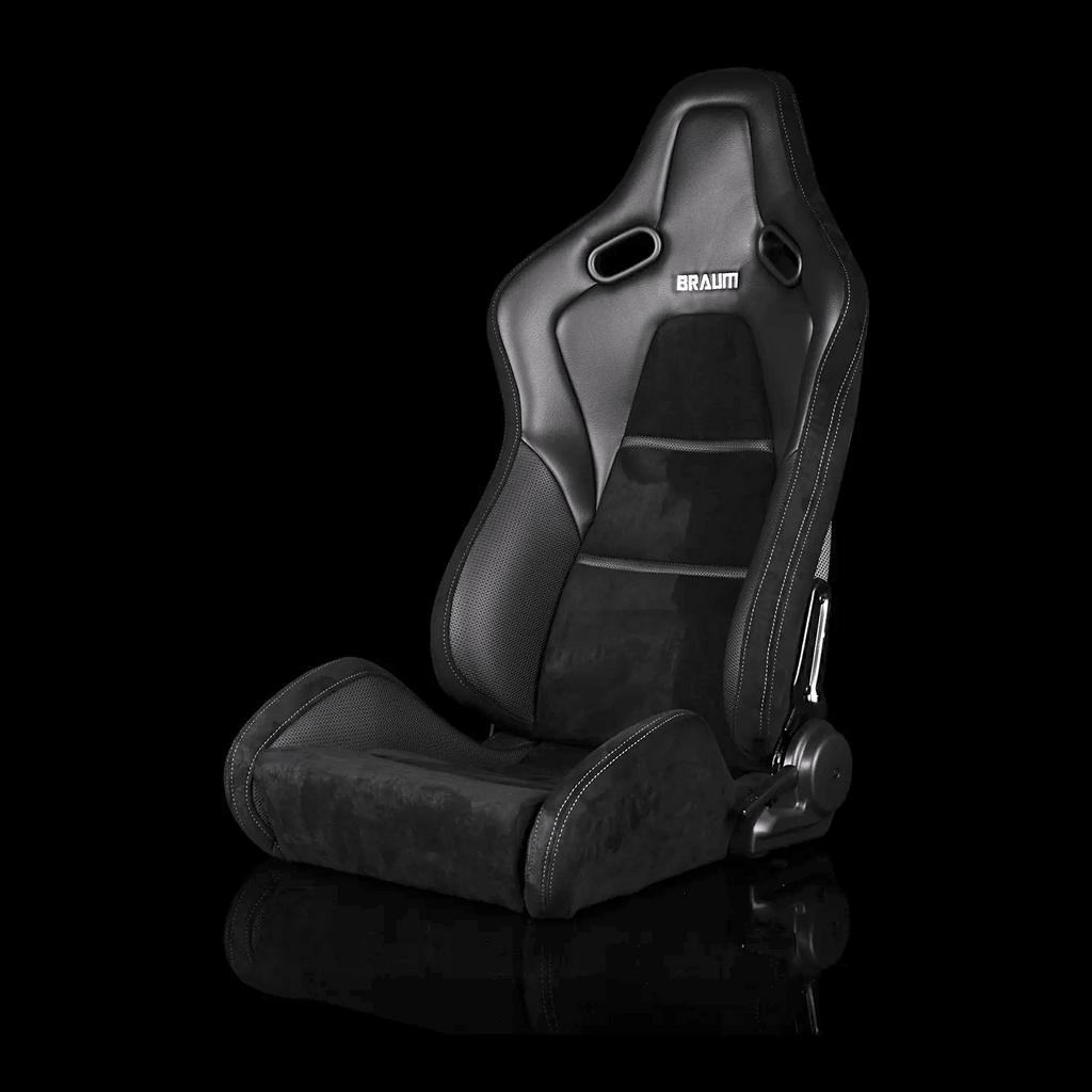 Falcon-S Composite Carbon Kevlar Shell Reclining Seats - Black