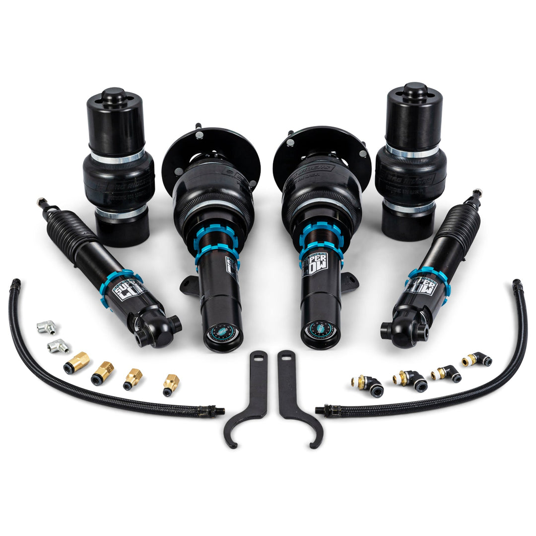 2008-2013 BMW 1 Series Bag Riders Super Low Air Suspension Kit
