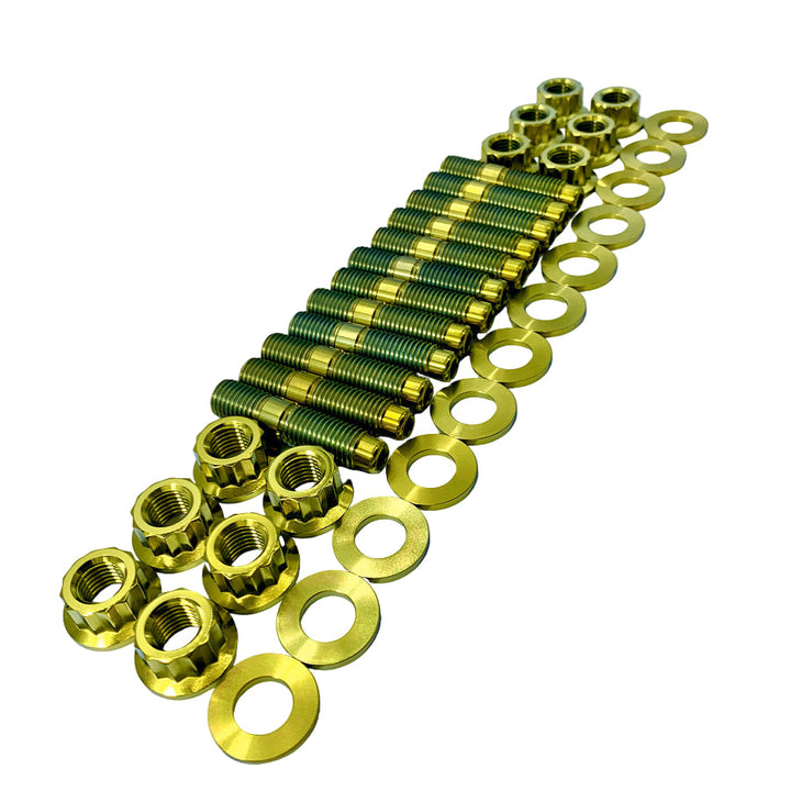 JDC Titanium Exhaust Manifold Stud Kit | MK4 Toyota Supra