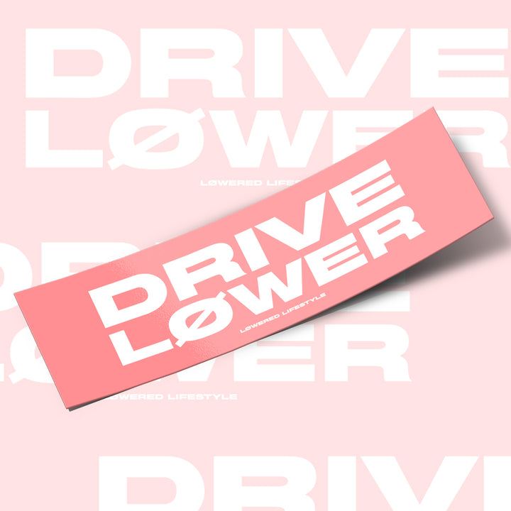 Box Sticker – Drive Lower Pink