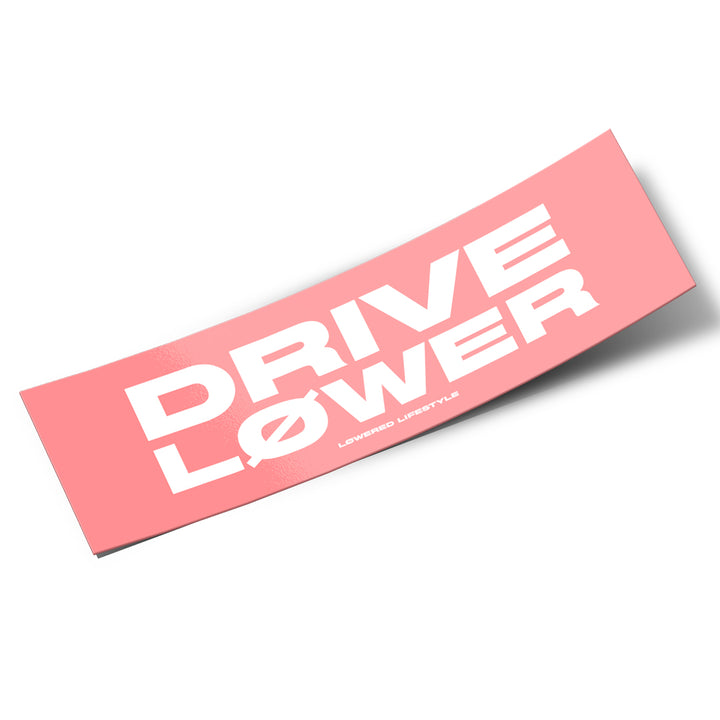 Box Sticker – Drive Lower Pink