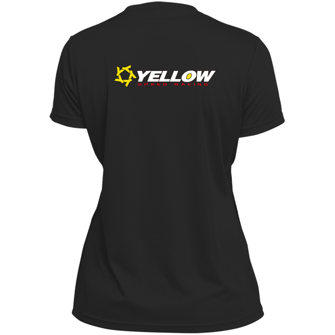 YSR Ladies’ Moisture-Wicking V-Neck Tee