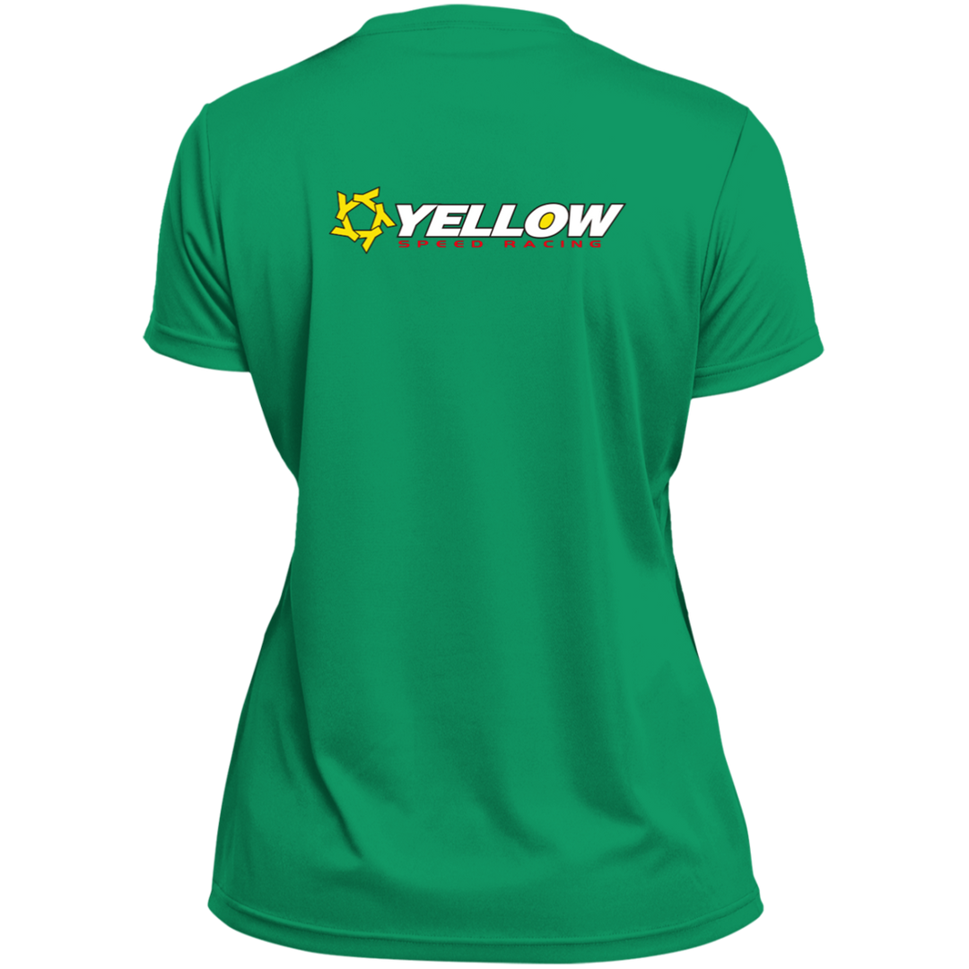 YSR Ladies’ Moisture-Wicking V-Neck Tee