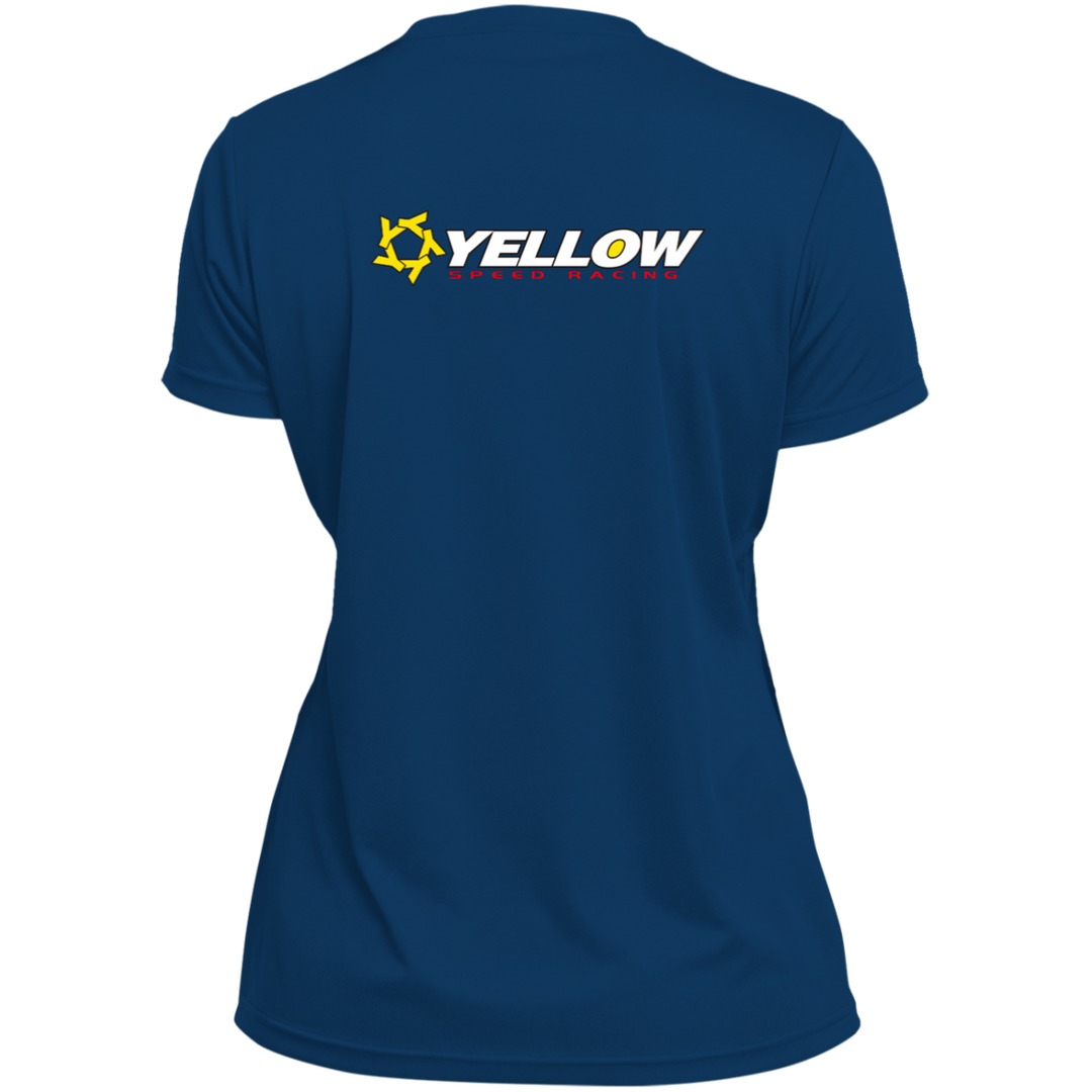 YSR Ladies’ Moisture-Wicking V-Neck Tee