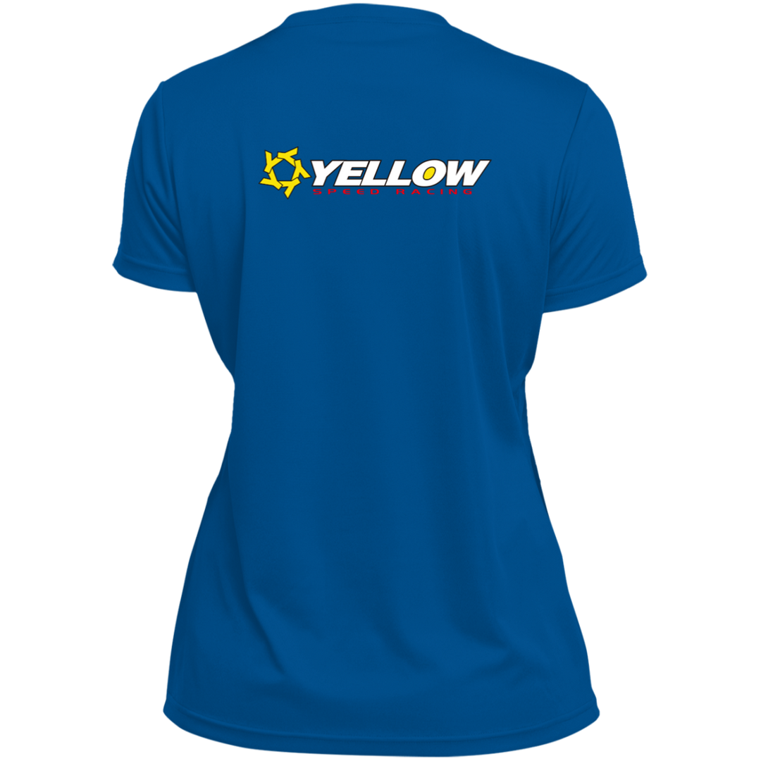 YSR Ladies’ Moisture-Wicking V-Neck Tee