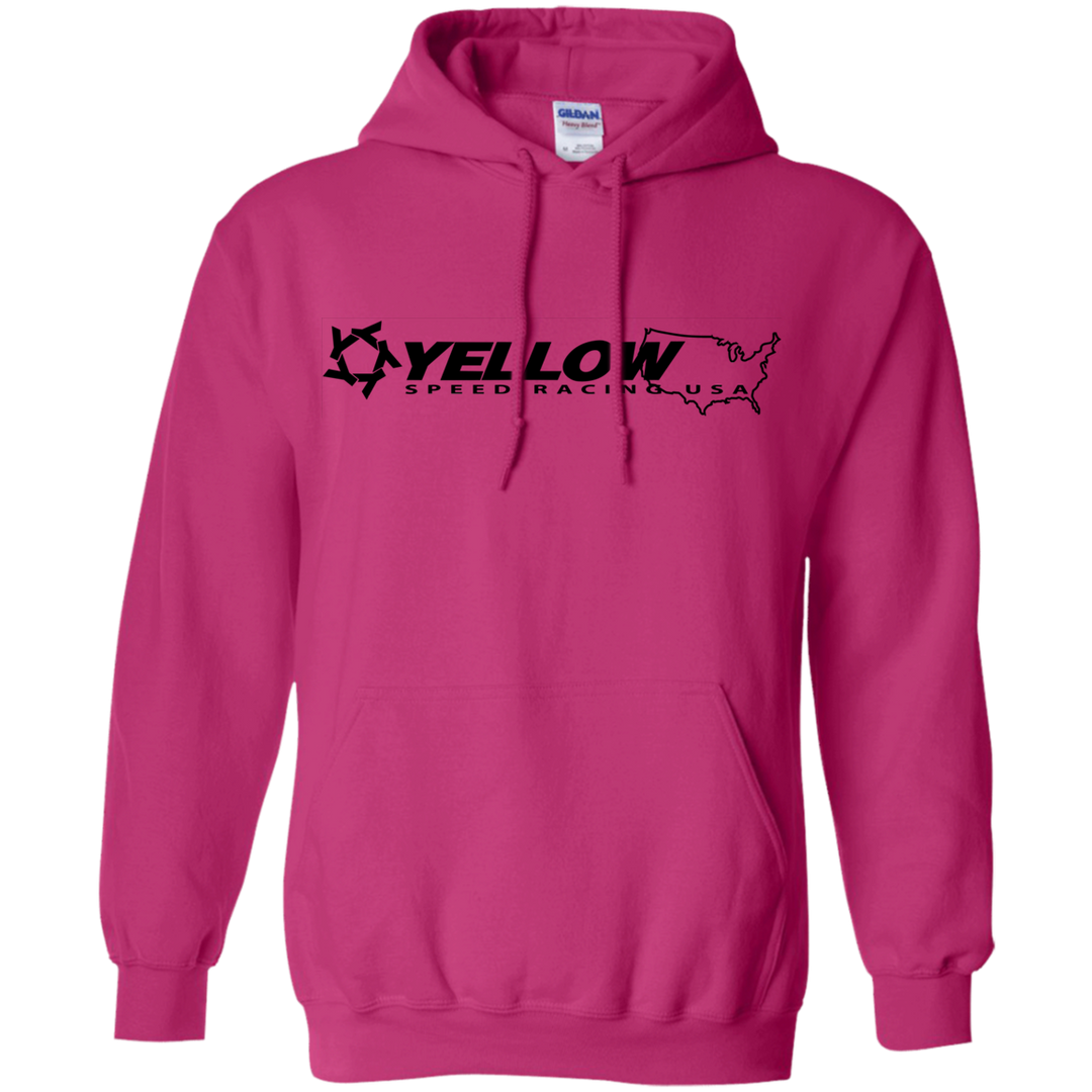 Yellow Speed Racing USA Pullover Hoodie