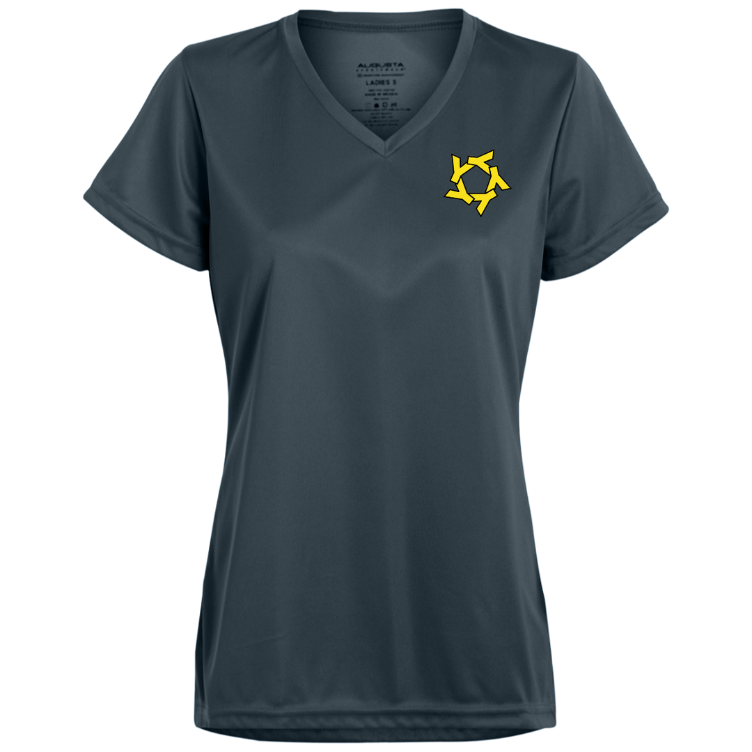 YSR Ladies’ Moisture-Wicking V-Neck Tee