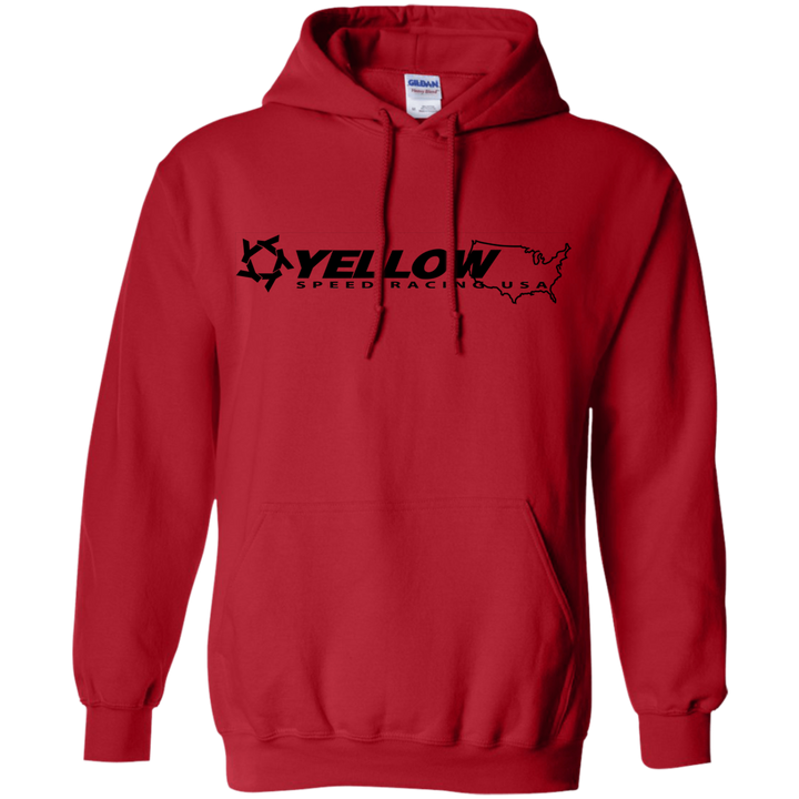 Yellow Speed Racing USA Pullover Hoodie