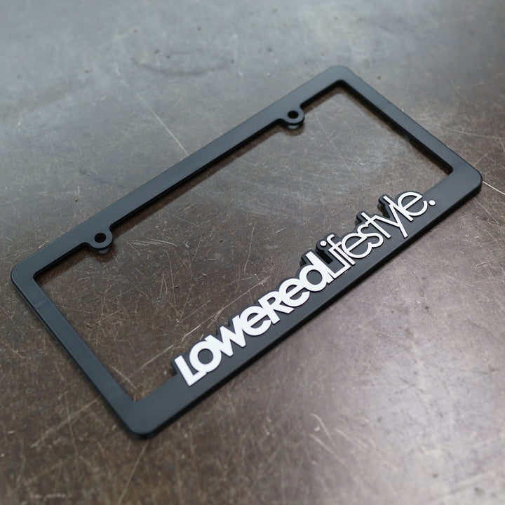 License Plate Frame - OG Logo - White