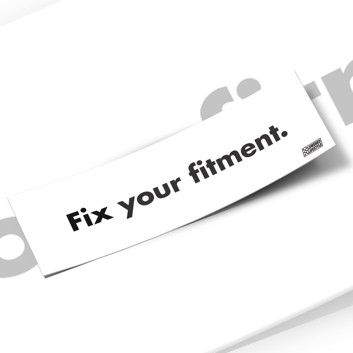 Box Sticker – Fix Your Fitment