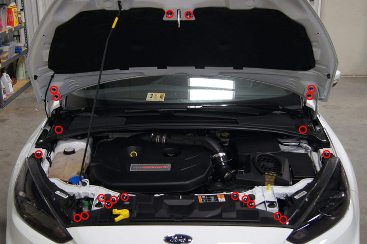 Ford Focus RS (2016-2018) Titanium Engine Bay Kit