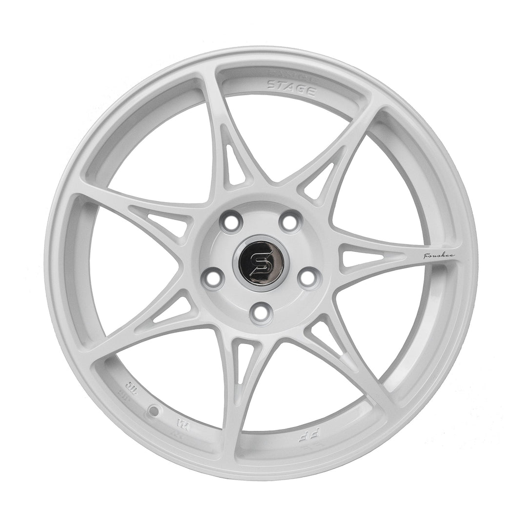 Foushee 18x9.5 +22mm 5x114.3 CB: 73.1 Color: White