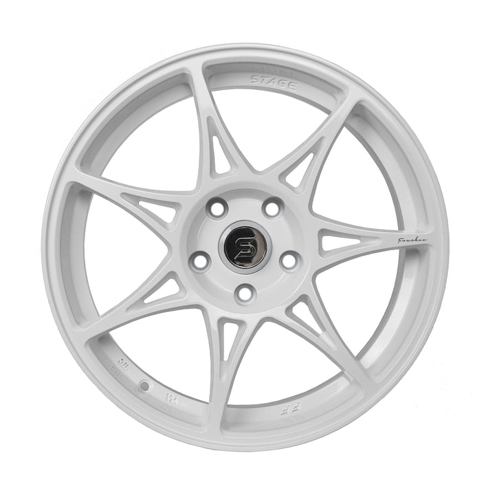 Foushee 18x9.5 +38mm 5x114.3 CB: 73.1 Color: White