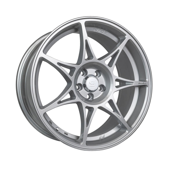 Foushee 18x9.5 +38mm 5x114.3 CB: 73.1 Color: Liquid Silver